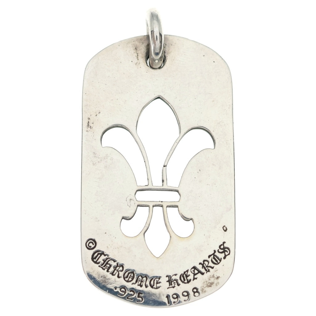 CHROME HEARTS(クロムハーツ) D TAG LRG CO BS FLUER BSフレア ラージドッグタグネックレストップ
