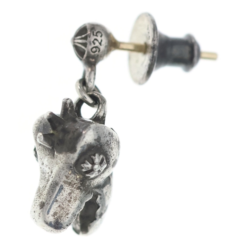 CHROME HEARTS(クロムハーツ) DINO HEAD DROP ディノヘッドドロップ シルバーピアス