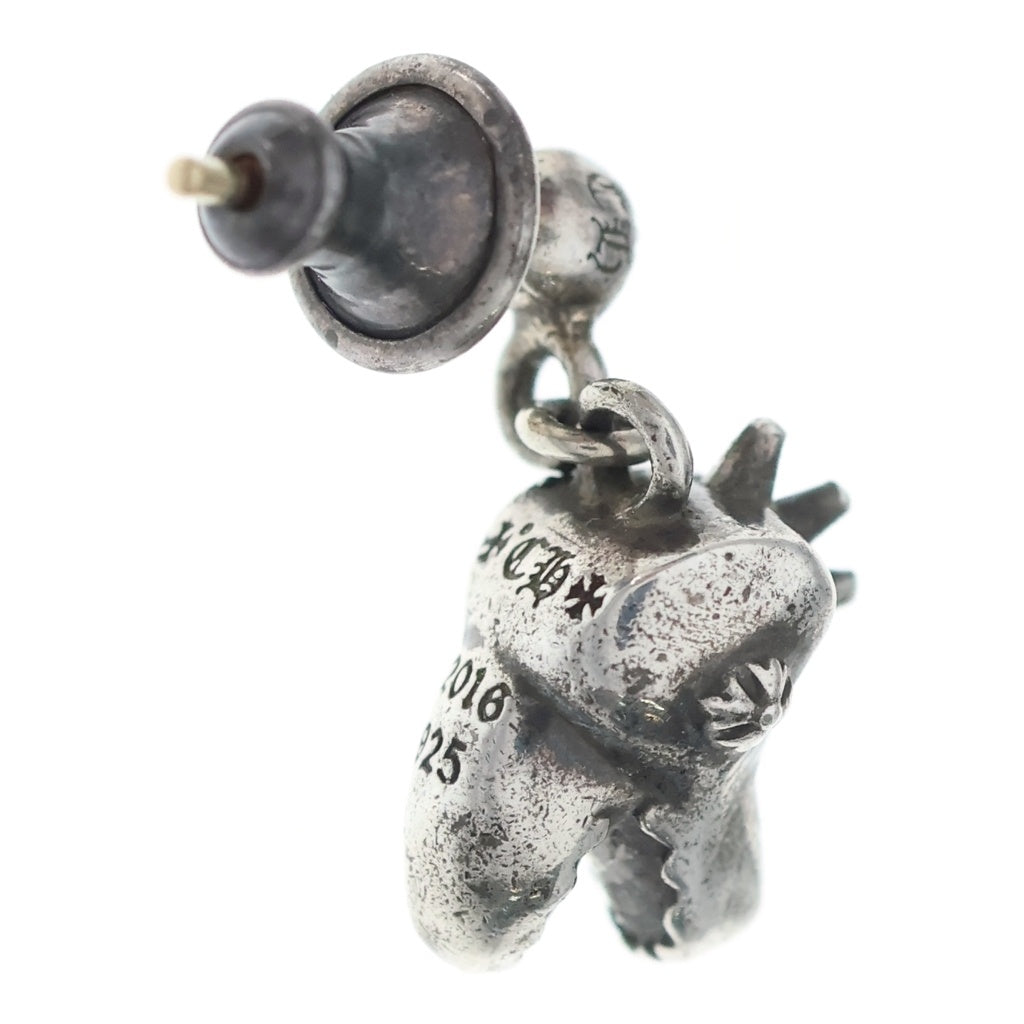 CHROME HEARTS(クロムハーツ) DINO HEAD DROP ディノヘッドドロップ シルバーピアス
