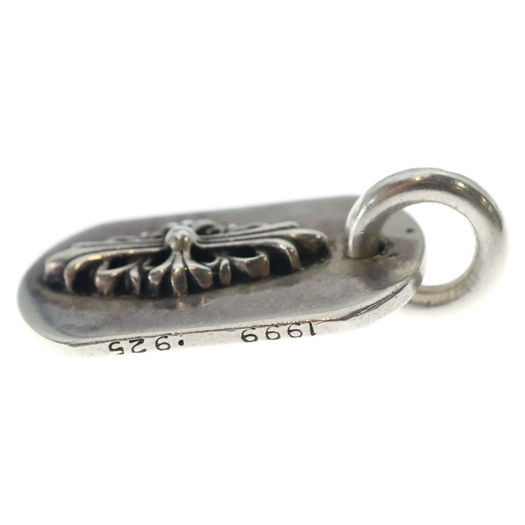 CHROME HEARTS(クロムハーツ) RAISED DOGTAG レイズドドッグタグ チャーム シルバーネックレストップ