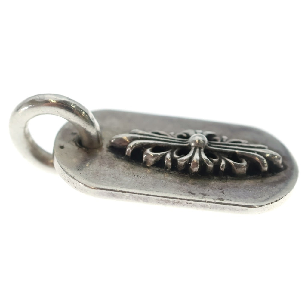 CHROME HEARTS(クロムハーツ) RAISED DOGTAG レイズドドッグタグ チャーム シルバーネックレストップ