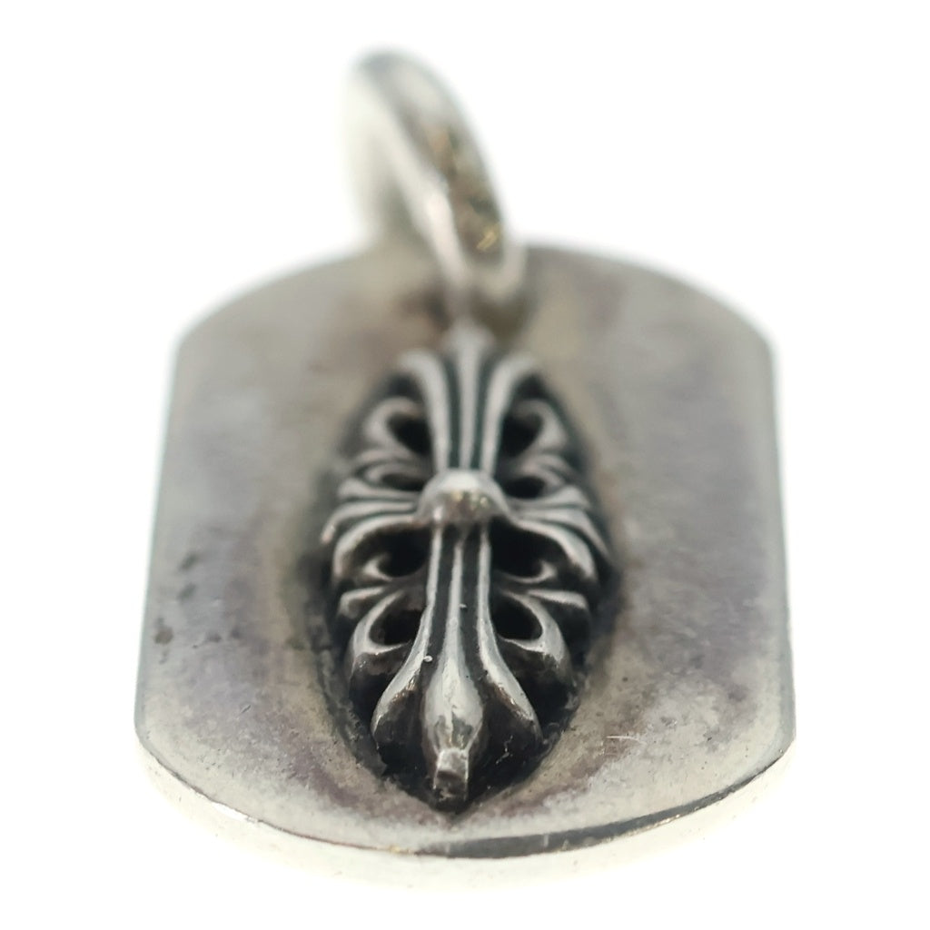 CHROME HEARTS(クロムハーツ) RAISED DOGTAG レイズドドッグタグ チャーム シルバーネックレストップ