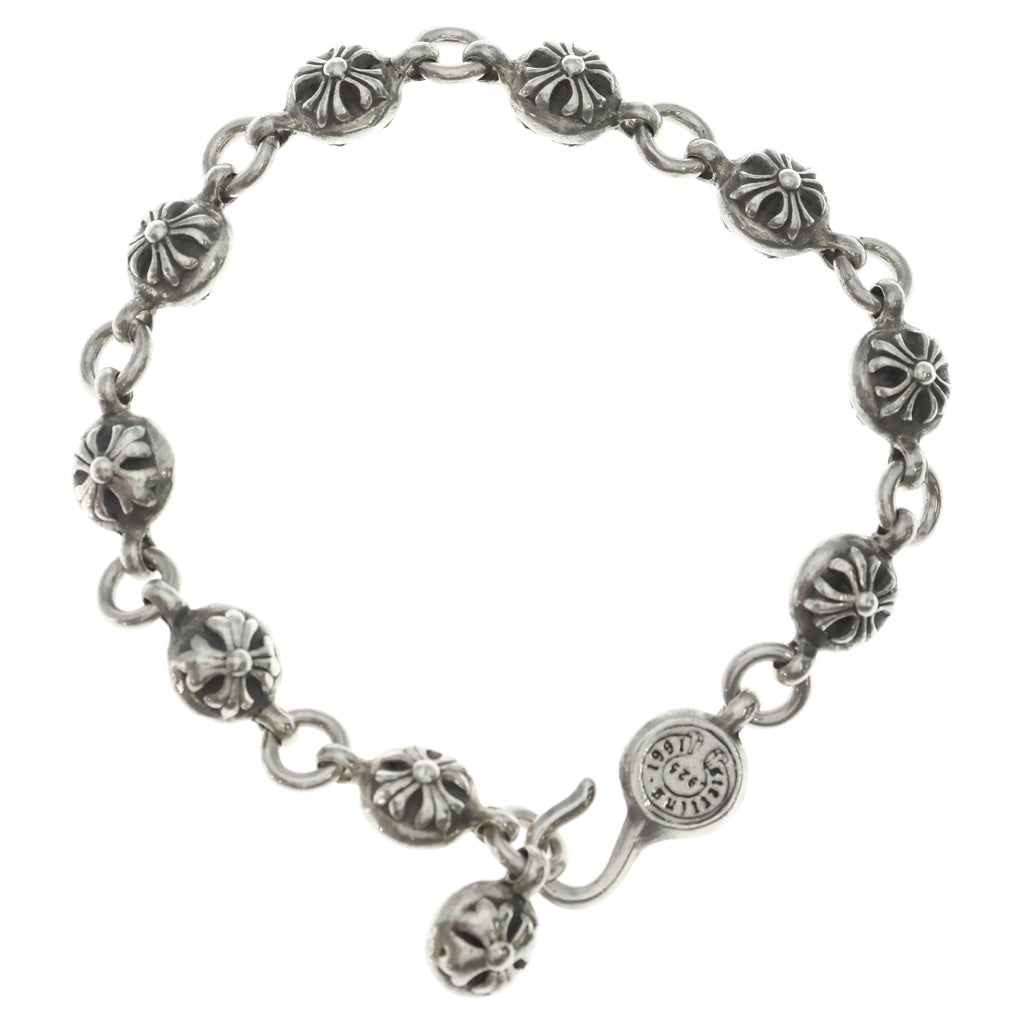 CHROME HEARTS(クロムハーツ) NO2 BALL #2クロスボールブレスレット シルバー BCA176