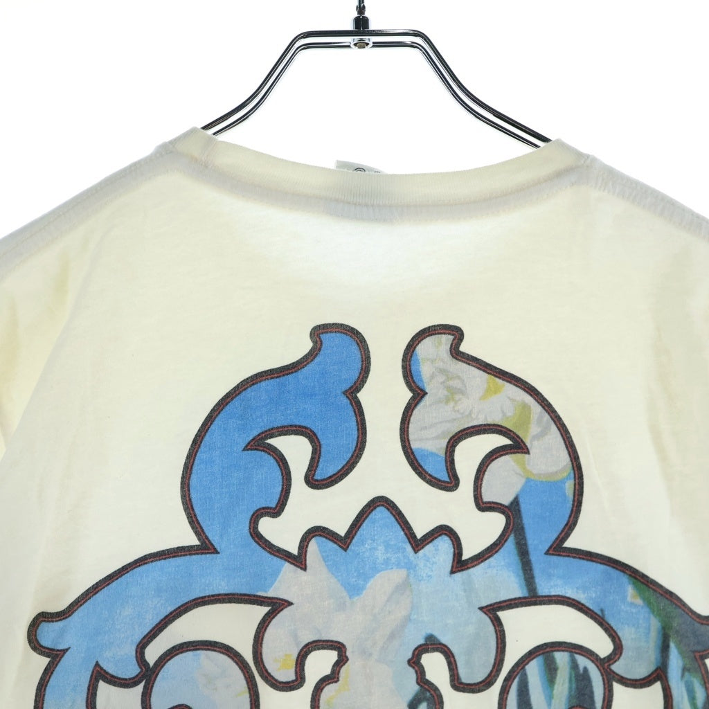 CHROME HEARTS(クロムハーツ) 10TH anniversary AOYAMA DAGGER S/S TEE 青山10周年限定 バックダガーロゴプリント 半袖Tシャツ ホワイト