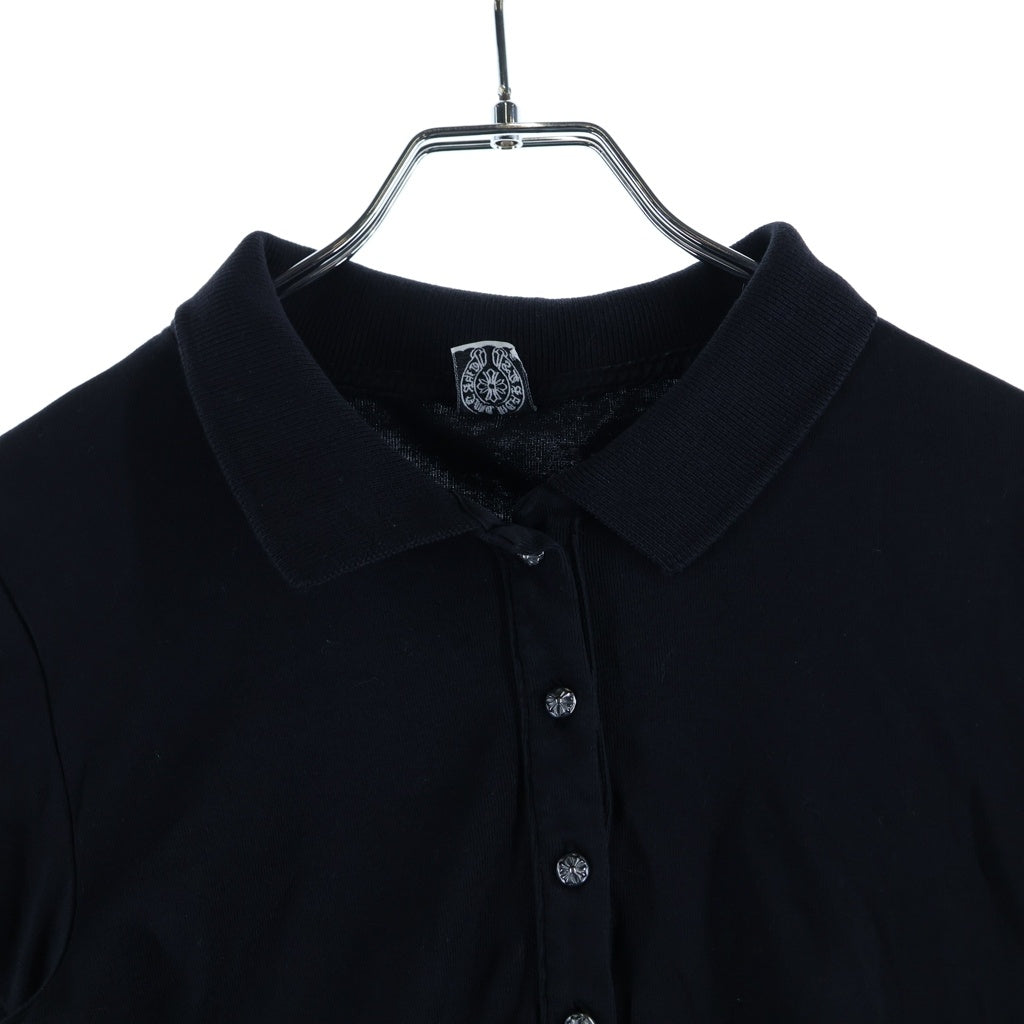 CHROME HEARTS(クロムハーツ) CH POLO クロスボールボタン ポロシャツ カットソー キッズ ブラック