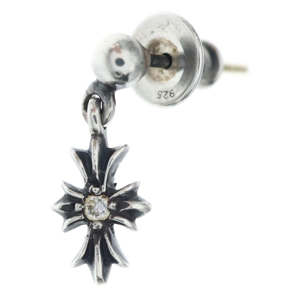 CHROME HEARTS(クロムハーツ) TNY E CH PLS DIA タイニーE CHプラス ドロップピアス 1ダイヤ シルバー BCA402
