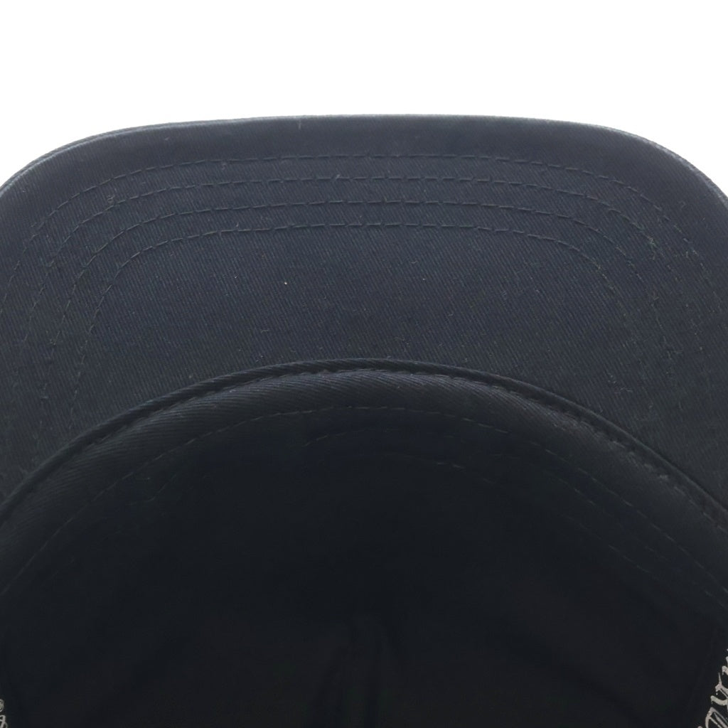 CHROME HEARTS(クロムハーツ) TRUCKER CAP トラッカーキャップ 3セメタリーハラコレザーパッチメッシュキャップ帽子 ブラック/ホワイト