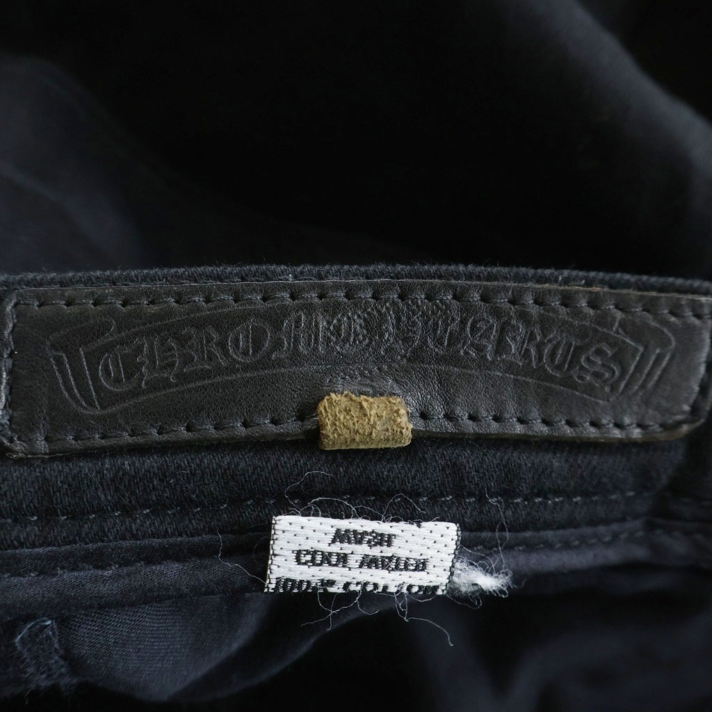 CHROME HEARTS(クロムハーツ) FLEURKNEE FATIGUE PANTS フレアニー ファティーグ カーゴパンツ ブラック/シルバー