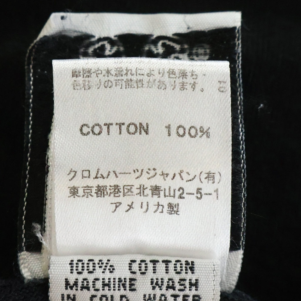 CHROME HEARTS(クロムハーツ) OLD CH L/S T-SHIRT オールド バックスクロールプリント アーム総柄 長袖Tシャツ ロンT ブラック