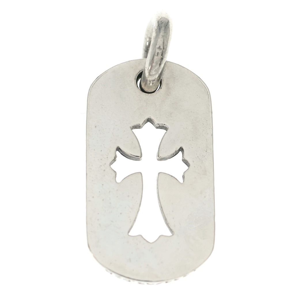 CHROME HEARTS(クロムハーツ) D TAG SML CO CRS カットアウトクロスドッグタグ スモール ペンダントトップ シルバー BCA242