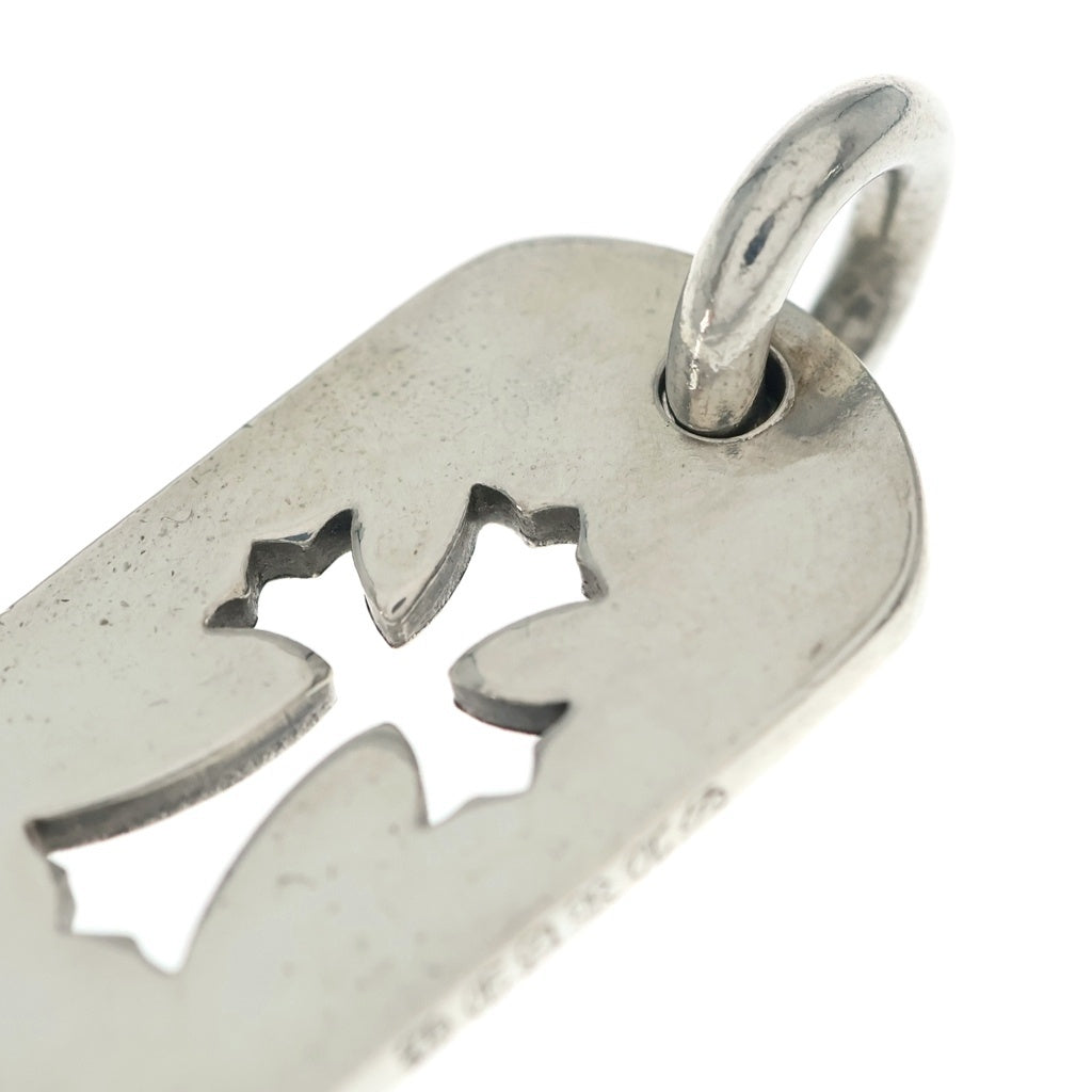 CHROME HEARTS(クロムハーツ) D TAG SML CO CRS カットアウトクロスドッグタグ スモール ペンダントトップ シルバー BCA242