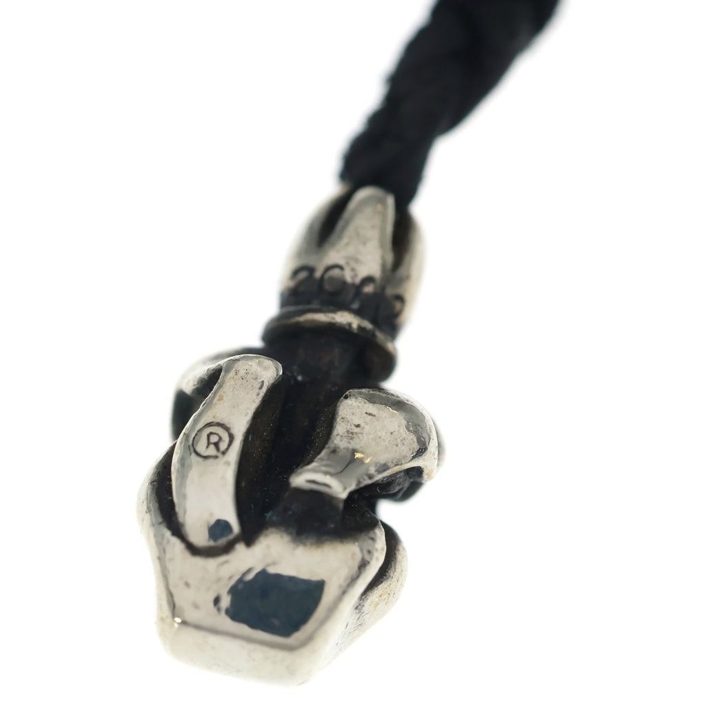 CHROME HEARTS(クロムハーツ) LEATHER BRAID LIPS TONGUE LT リップ&タン レザーブレード レザーブレイド ネックレス