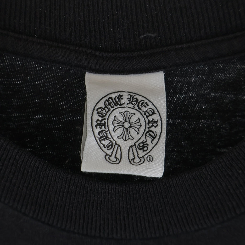 CHROME HEARTS(クロムハーツ) T-BAR STAR LOGO ティーバー スタ ロゴプリント 半袖Tシャツ カットソー ブラック