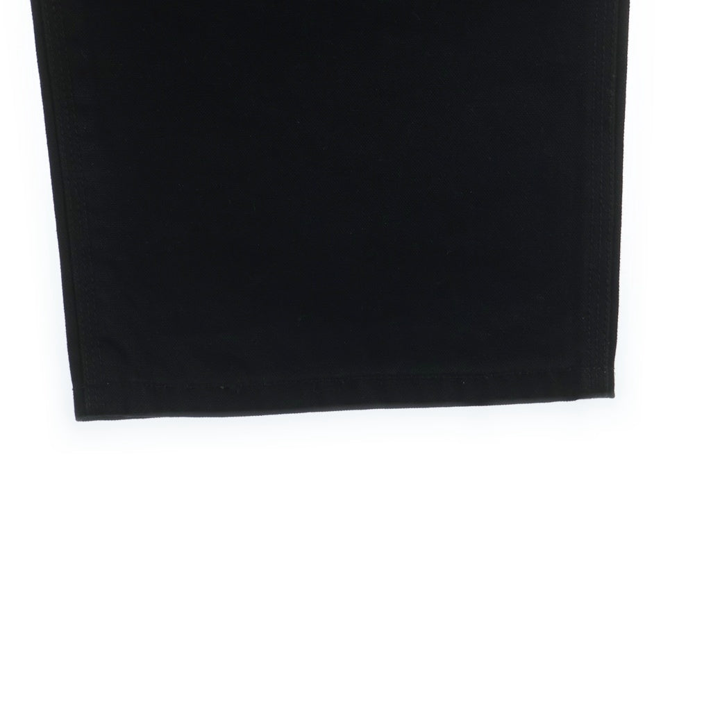 CHROME HEARTS(クロムハーツ) CARPENTER CNVS BLK クロスパッチ付きカーペンターロングパンツ ブラック/パープル