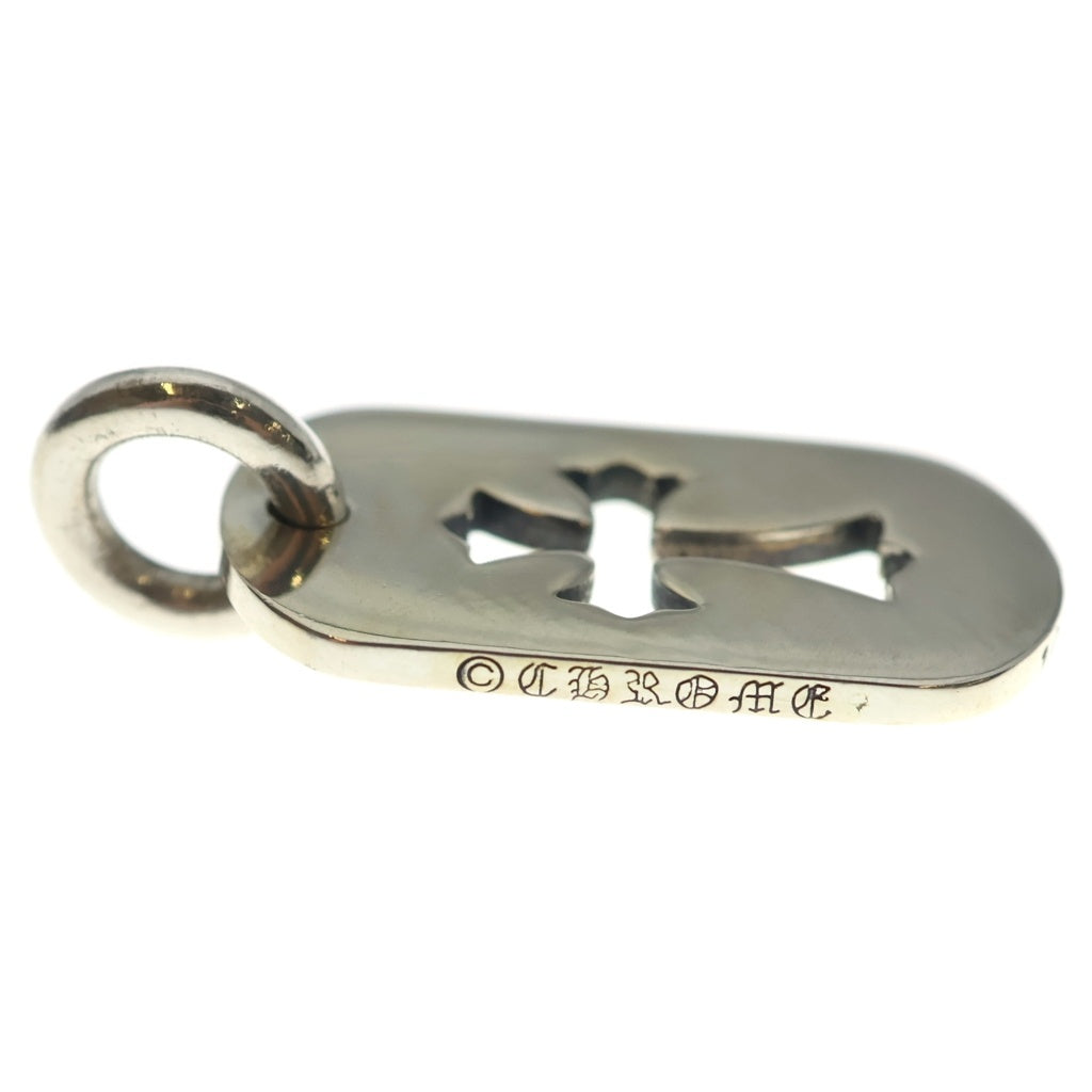 CHROME HEARTS(クロムハーツ) D TAG SML CO CRS カットアウトクロスドッグタグ スモール ペンダントトップ シルバー BCA242