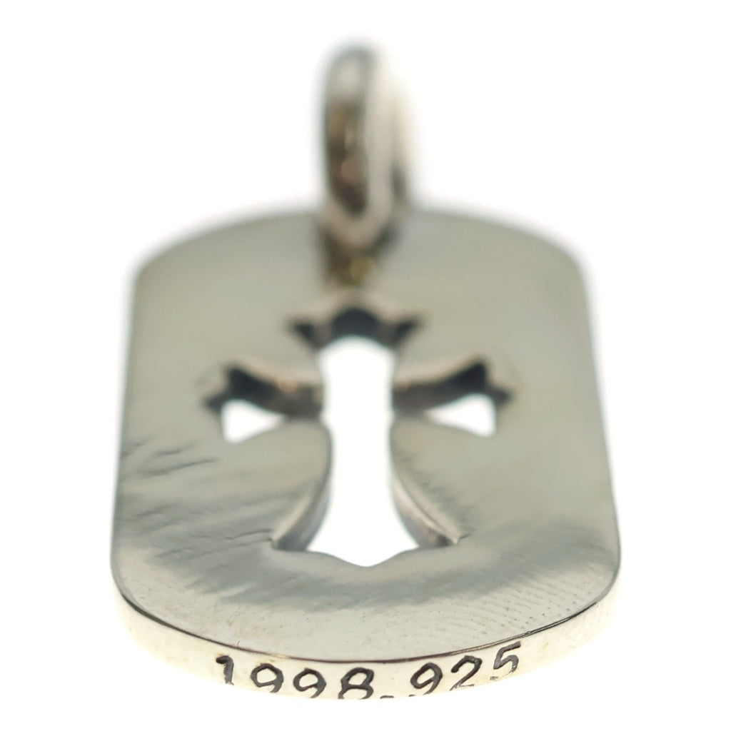 CHROME HEARTS(クロムハーツ) D TAG SML CO CRS カットアウトクロスドッグタグ スモール ペンダントトップ シルバー BCA242
