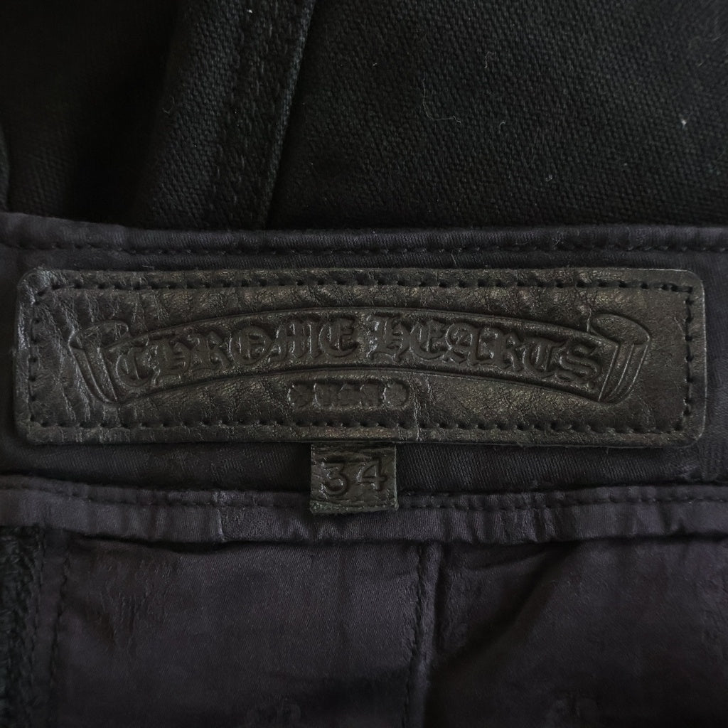 CHROME HEARTS(クロムハーツ) FATIGUE ファティーグ カーゴロングパンツ ブラック
