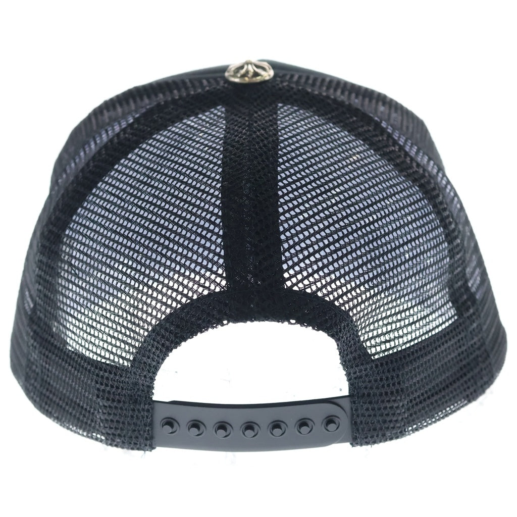 CHROME HEARTS(クロムハーツ) TRUCKER CAP/トラッカーキャップ ホノルル限定CHパッチクロスボール付メッシュ帽子 ブラック