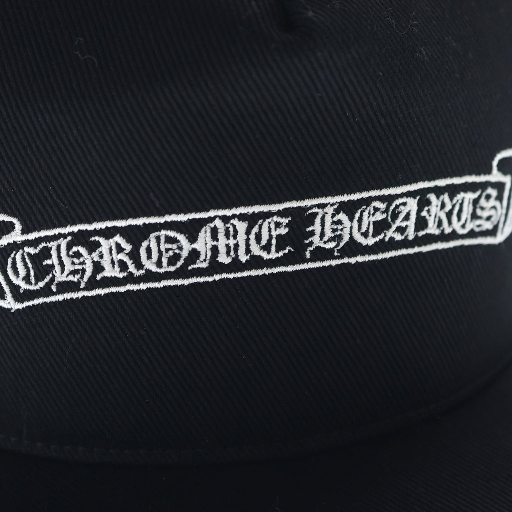 CHROME HEARTS(クロムハーツ) TRUCKER CAP スクロールラベル刺繍デニム