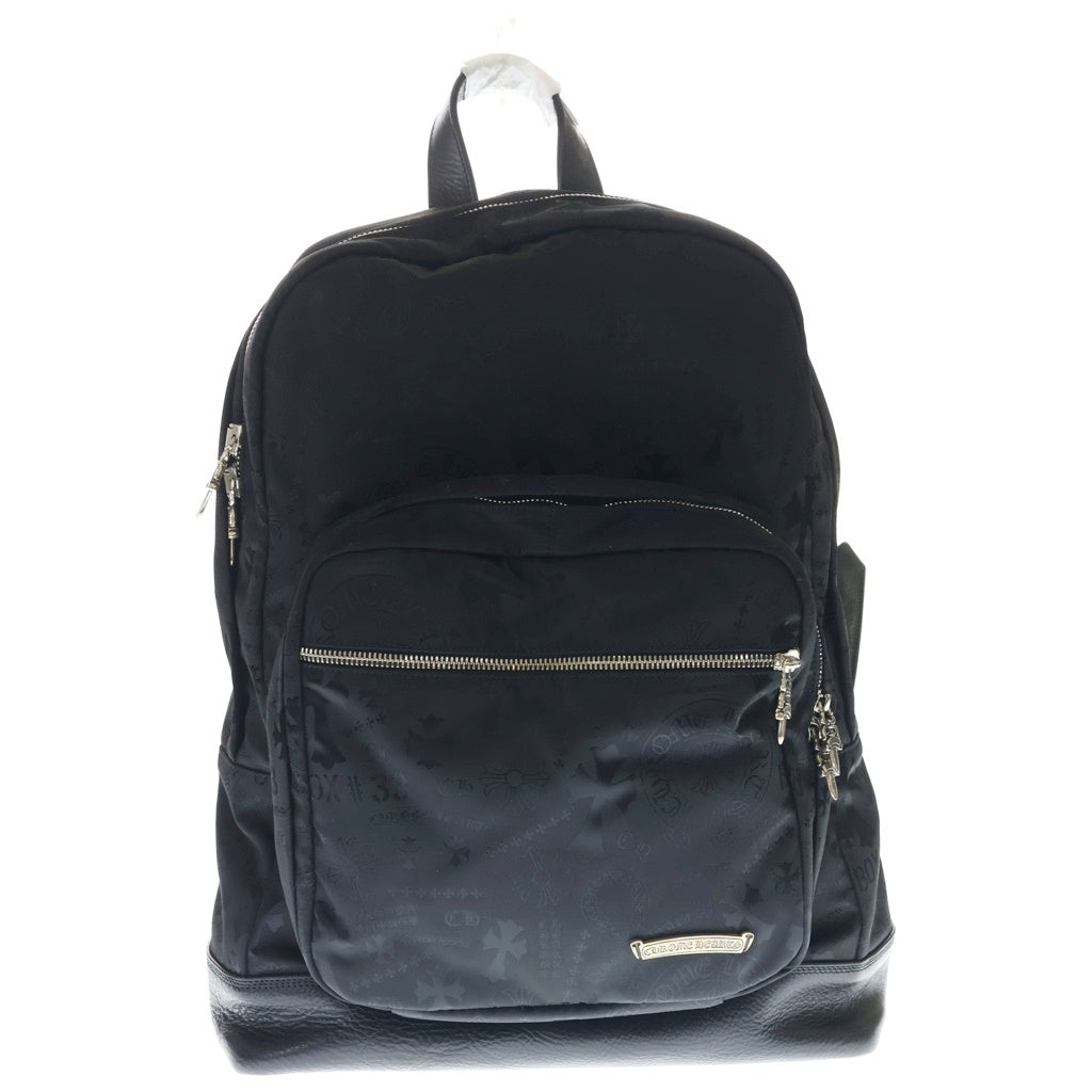 CHROME HEARTS(クロムハーツ) 7TH GRADE NYLN ステンシル総柄ナイロンバックパック ブラック