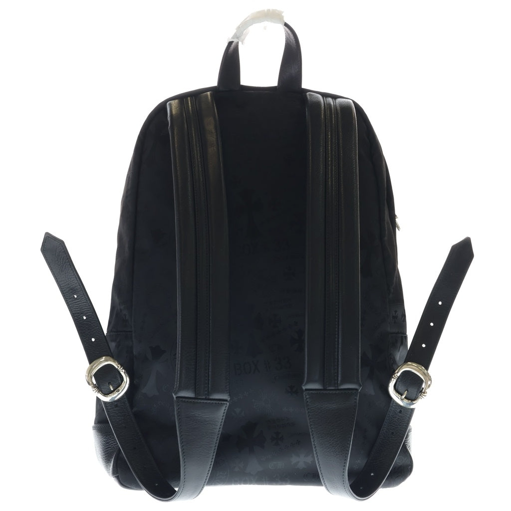 CHROME HEARTS(クロムハーツ) 7TH GRADE NYLN ステンシル総柄ナイロンバックパック ブラック