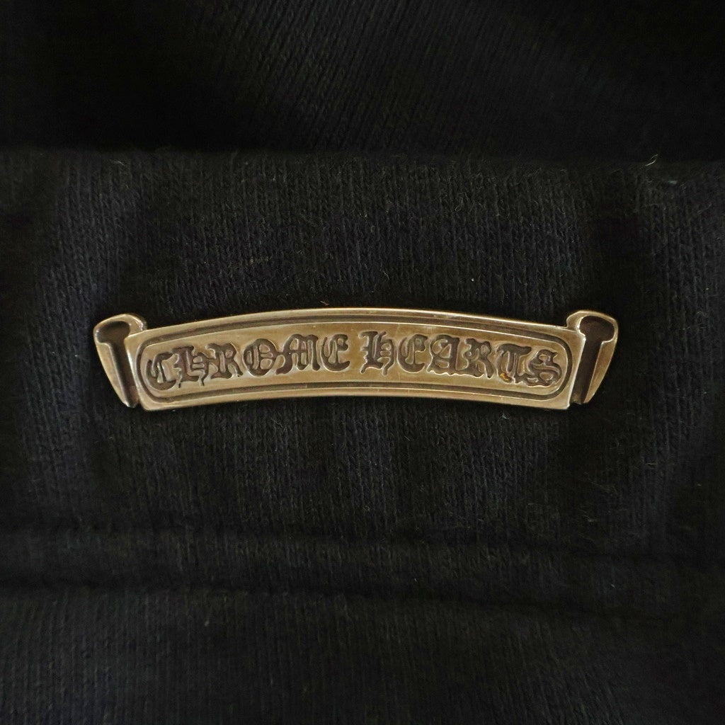 CHROME HEARTS(クロムハーツ) Y NOT SLO RIDE ロゴ刺繍スウェットハーフパンツ ブラック