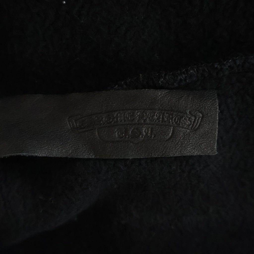 CHROME HEARTS(クロムハーツ) Y NOT SLO RIDE ロゴ刺繍スウェットハーフパンツ ブラック