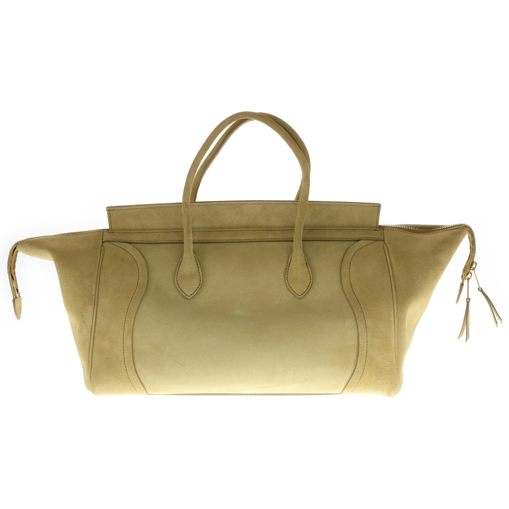 CELINE(セリーヌ) LUGGAGE ラゲージ スエードカーフスキン ハンドバッグ ショルダーバッグ レディース