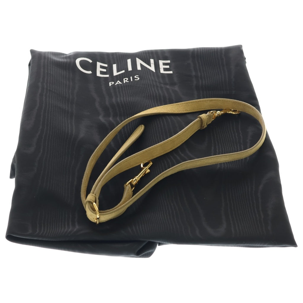 CELINE(セリーヌ) LUGGAGE ラゲージ スエードカーフスキン ハンドバッグ ショルダーバッグ レディース