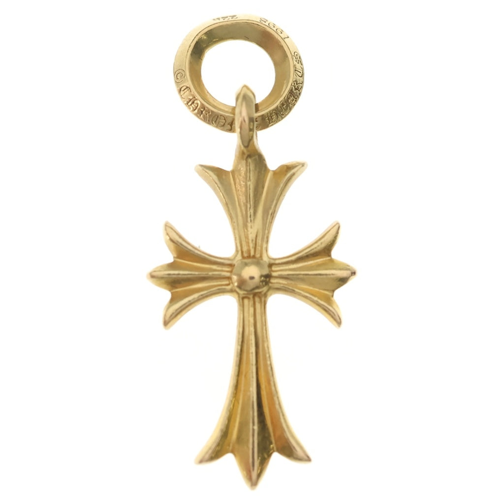 CHROME HEARTS(クロムハーツ) 22K TINY CH CROSS タイニーCHクロス ペンダントトップ ゴールド BCA051