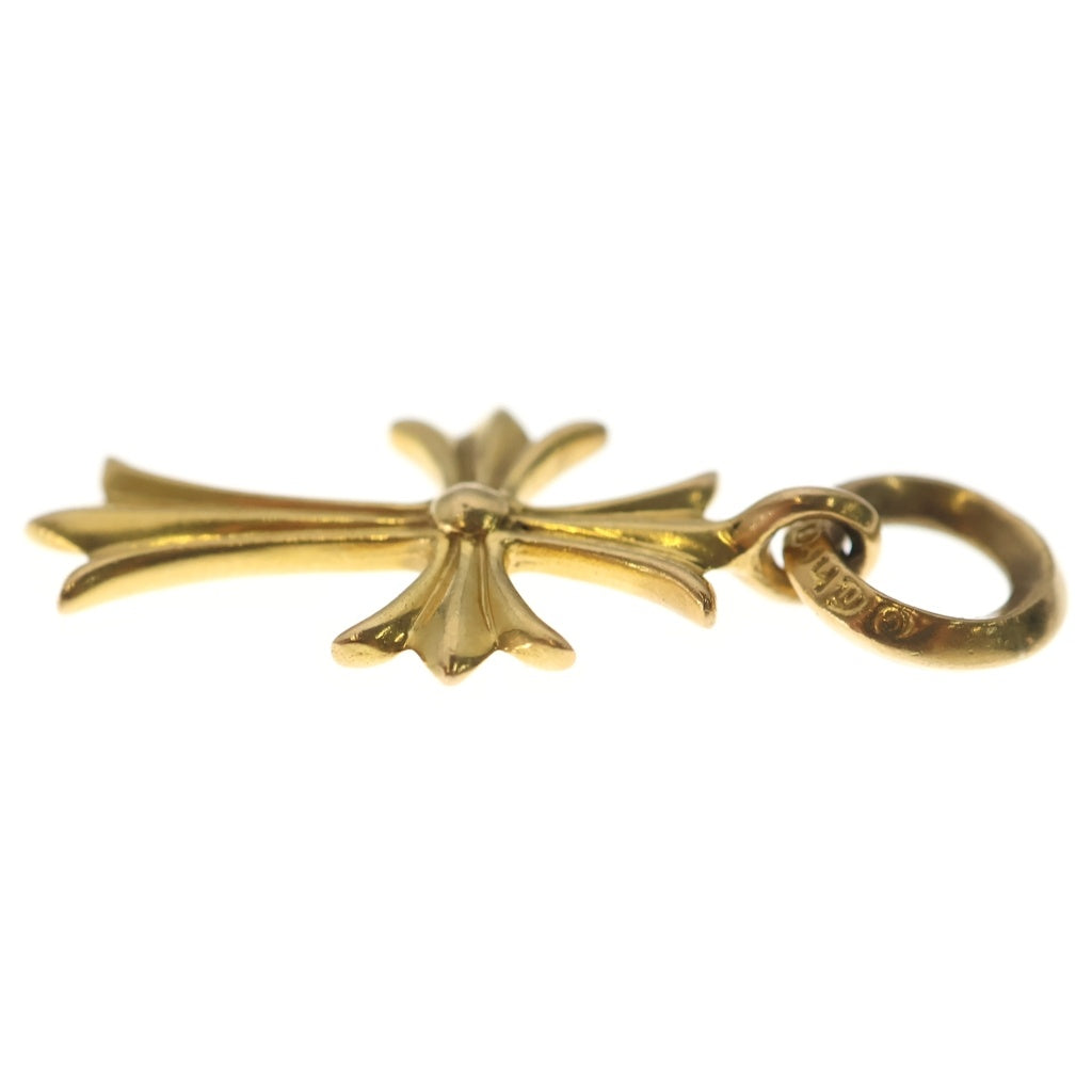 CHROME HEARTS(クロムハーツ) 22K TINY CH CROSS OLD タイニーCHクロス ペンダントトップ オールド ゴールド BCA051