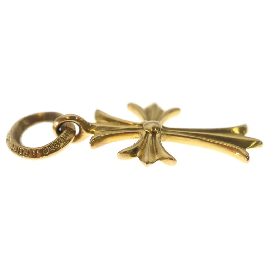 CHROME HEARTS(クロムハーツ) 22K TINY CH CROSS OLD タイニーCHクロス ペンダントトップ オールド ゴールド BCA051