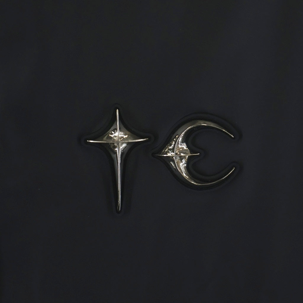 THUG CLUB(サグクラブ) Logo Detail Zip Up Jacket TC26JK0202 ロゴ オーバーサイズジャケット ブラック