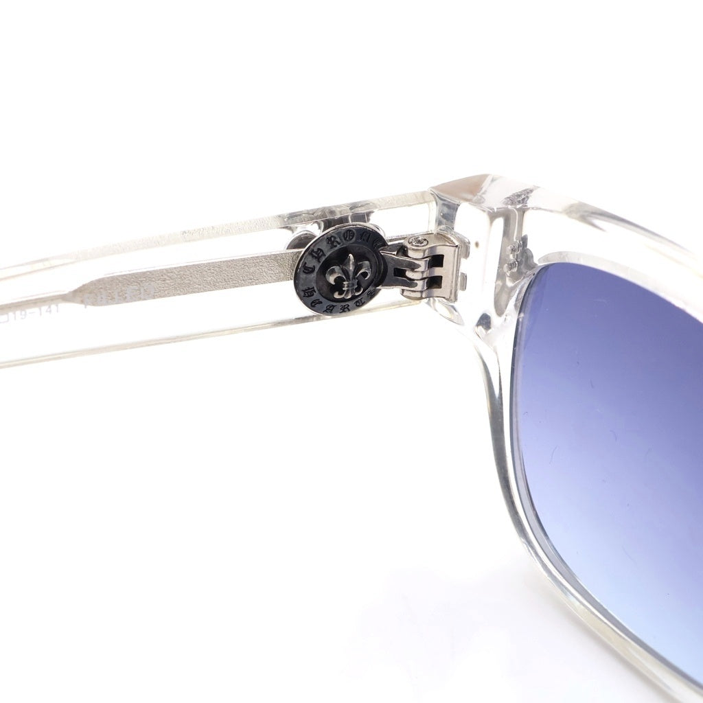 CHROME HEARTS(クロムハーツ) FILLED フィールド サイド フレアデザイン ウェリントン メガネ サングラス アイウェア ブラック/シルバー