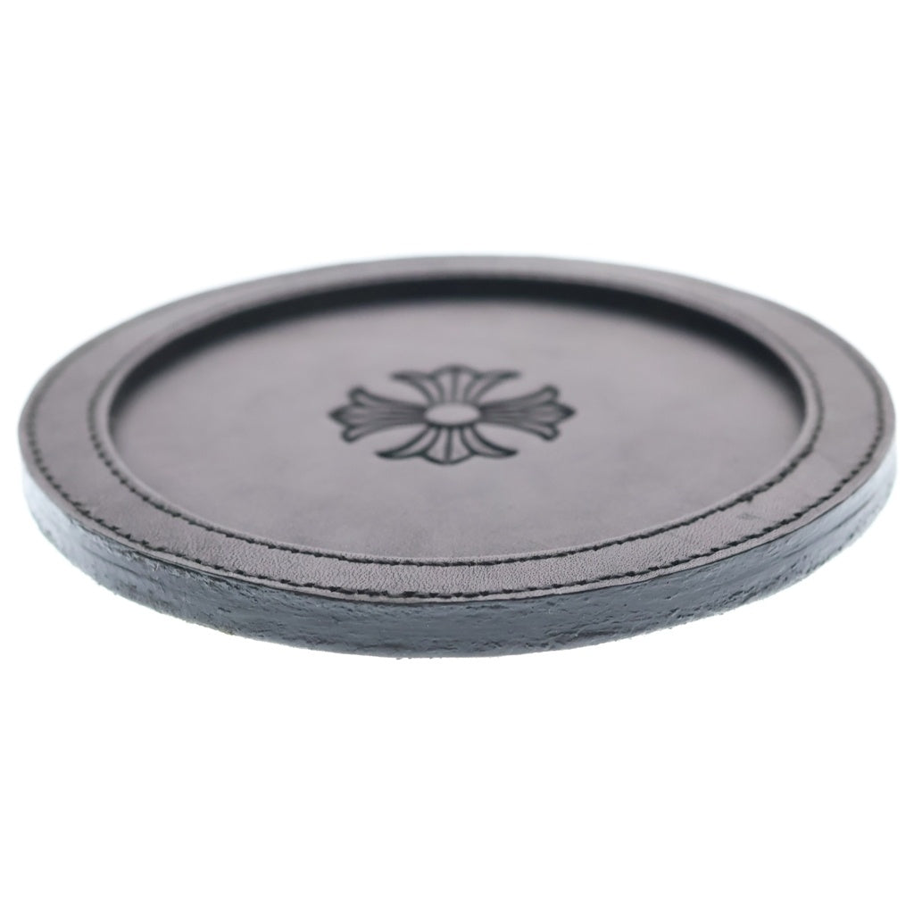 CHROME HEARTS(クロムハーツ) COASTER CHプラス レザーコースター ブラック