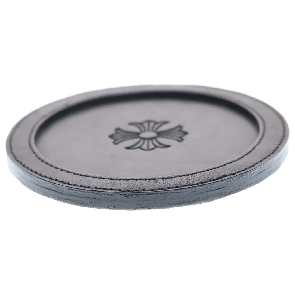 CHROME HEARTS(クロムハーツ) COASTER CHプラス レザーコースター ブラック