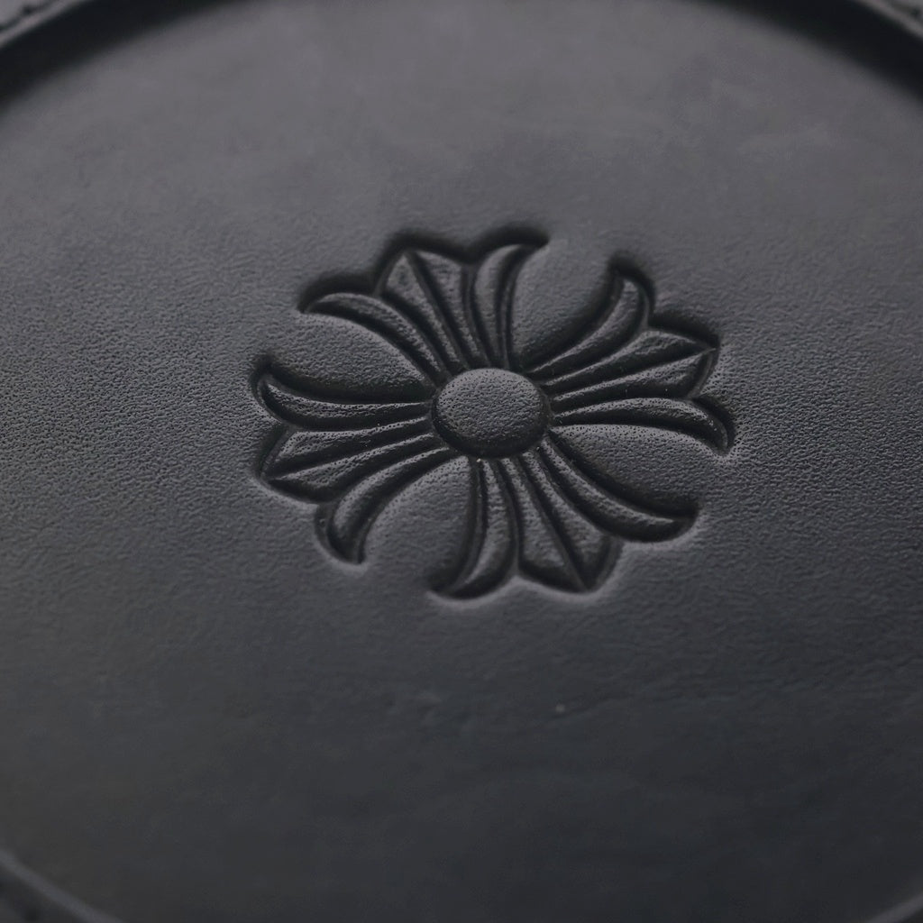 CHROME HEARTS(クロムハーツ) COASTER CHプラス レザーコースター ブラック