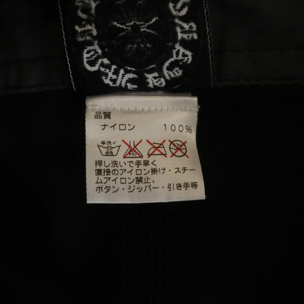 CHROME HEARTS(クロムハーツ) SWIM PANTS CRS BTN クロスボールボタン スクロールラベル付 ハーフパンツ ブラック