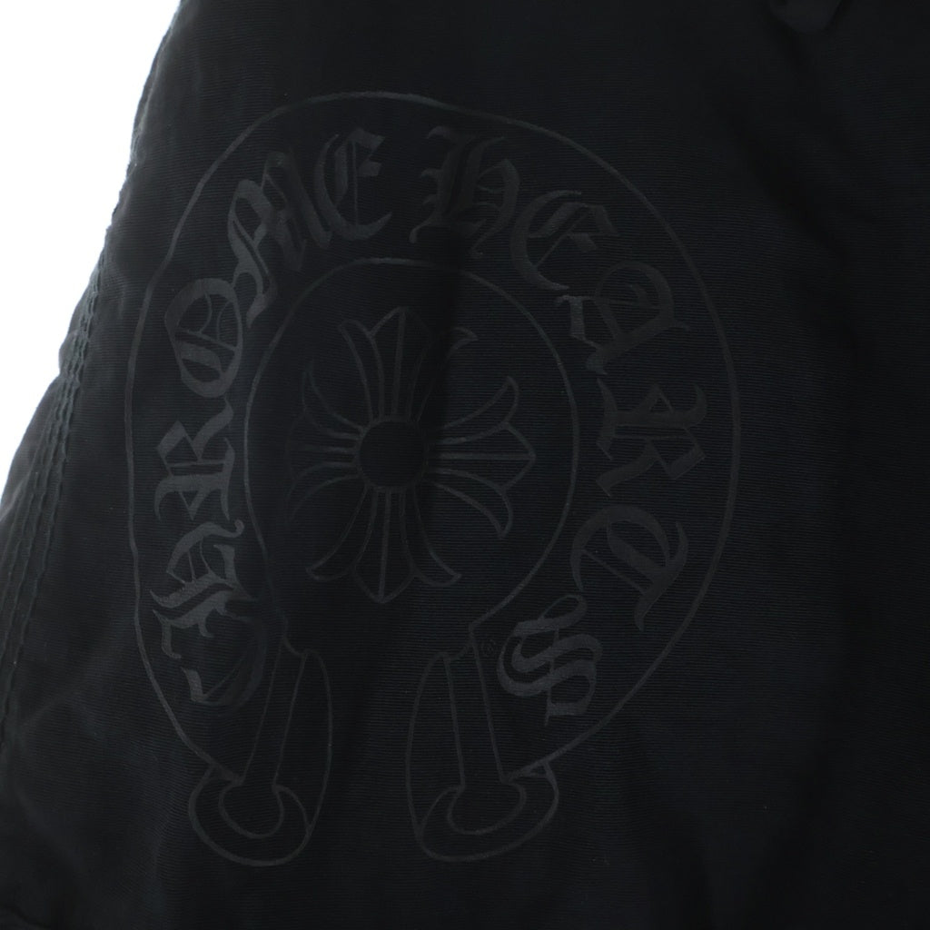 CHROME HEARTS(クロムハーツ) SWIM PANTS CRS BTN クロスボールボタン スクロールラベル付 ハーフパンツ ブラック