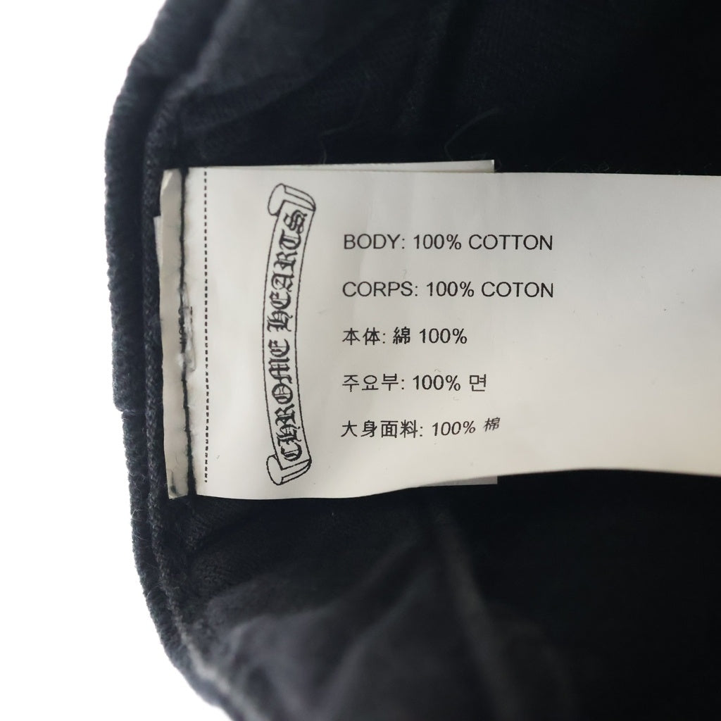 CHROME HEARTS(クロムハーツ) Vertical Logo Hat CHロゴ ベースボールキャップ 帽子 ブラック