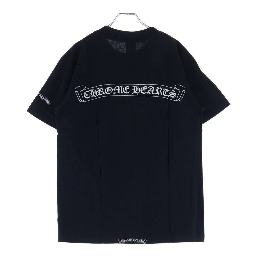 CHROME HEARTS(クロムハーツ) OLD DAGGER LOGO L/S TEE オールド ダガーロゴプリント Tシャツカットソー ホワイト