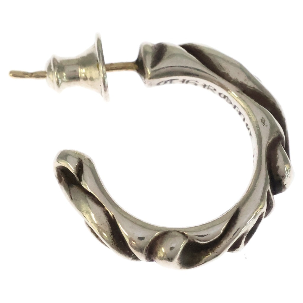 CHROME HEARTS(クロムハーツ) HOOP SCROOL スクロール フープピアス シルバー BCA102