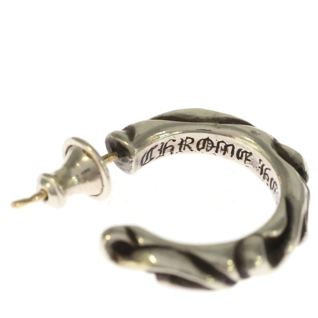CHROME HEARTS(クロムハーツ) HOOP SCROOL スクロール フープピアス シルバー BCA102