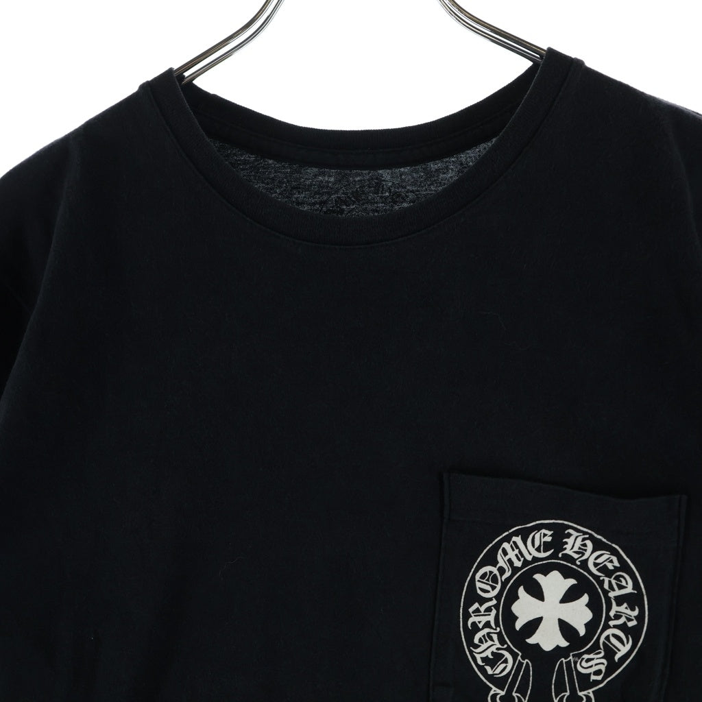 CHROME HEARTS(クロムハーツ) CH T-SHRT 1 バック英字プリント半袖Tシャツ ブラック