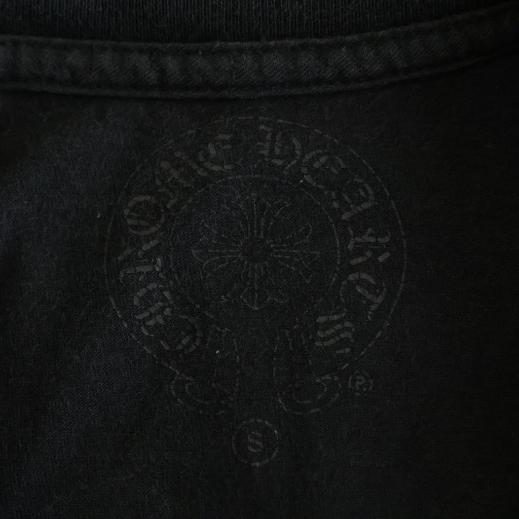 CHROME HEARTS(クロムハーツ) CH T-SHRT 1 バック英字プリント半袖Tシャツ ブラック