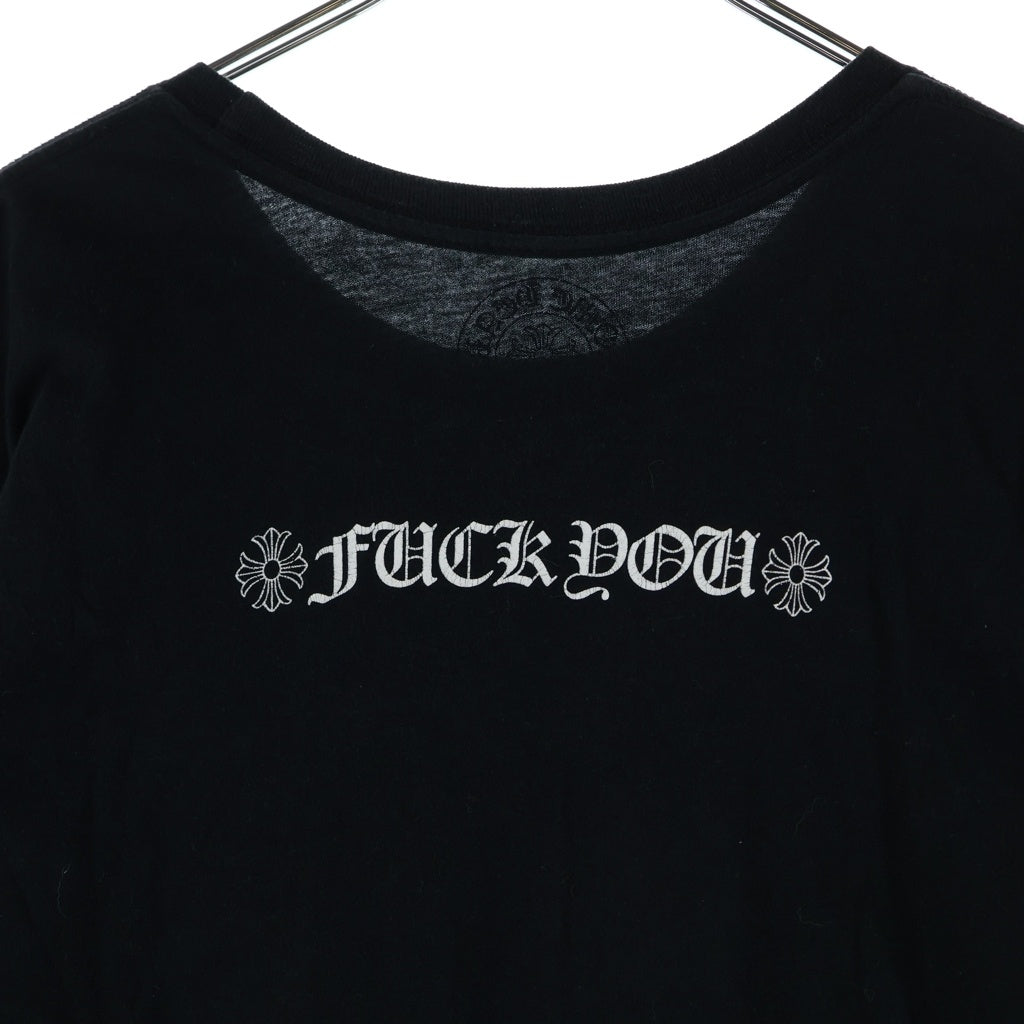 CHROME HEARTS(クロムハーツ) CH T-SHIRT ファックユープリント クルーネック 半袖Tシャツ カットソー ブラック