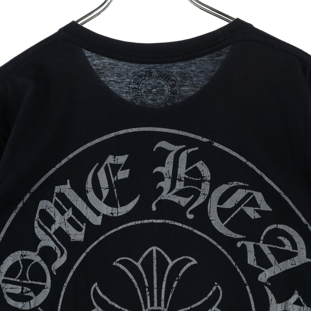 CHROME HEARTS(クロムハーツ) CHプラス 両面プリント半袖 クルーネック ホワイト