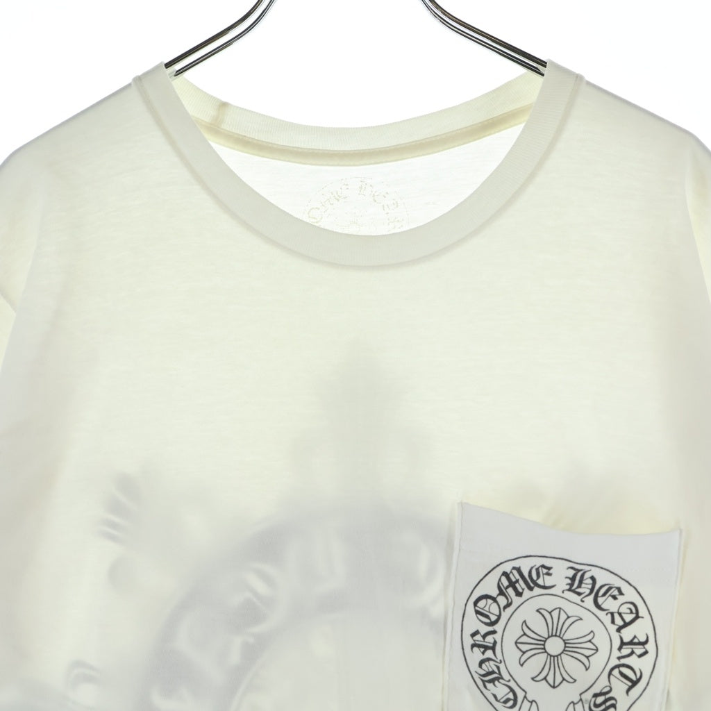 CHROME HEARTS(クロムハーツ) S/S TEE オールド バックフローラル ホースシュープリント 半袖Tシャツカットソー