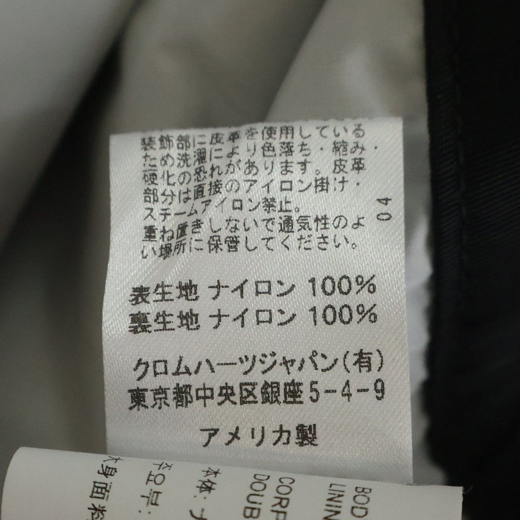 CHROME HEARTS(クロムハーツ) SURF BRITCHES クロスボタンナイロンCHハーフパンツ ブラック