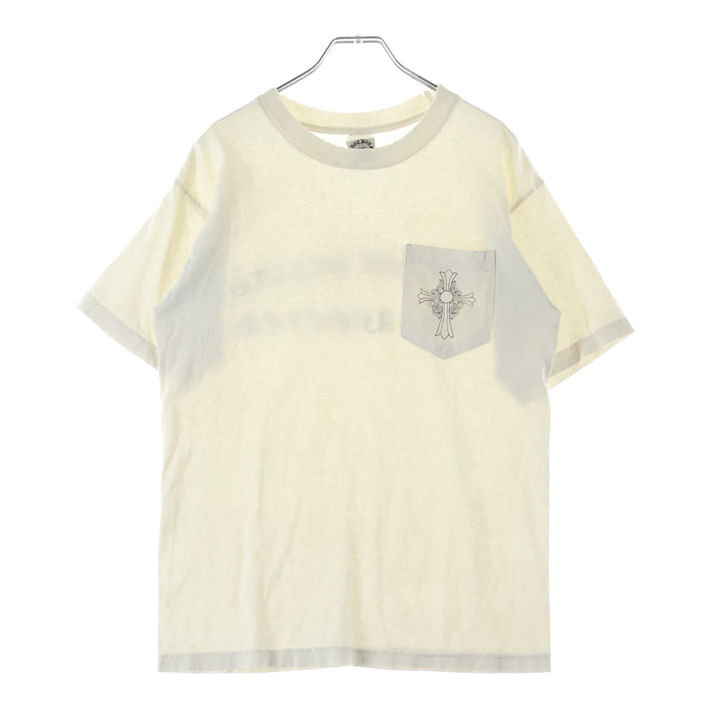 CHROME HEARTS(クロムハーツ) OLD CH S/S TEE オールド ロサンゼルス限定 胸クロスプリント クルーネック半袖Tシャツカットソー ホワイト
